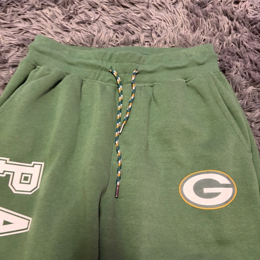 Men’s nfl official adult green bay packers green team merch sweatpants medium - Picture 7 of 13